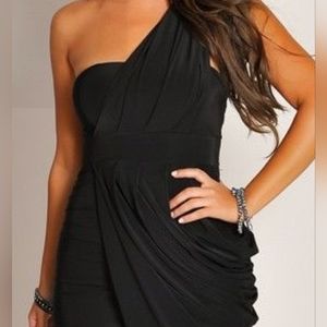 Black cocktail dress